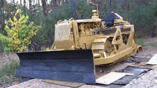 Restored Cat d4 7U Bulldozer detail walk around video [upl. by Olmstead]