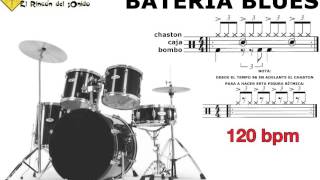 Bateria blues 120 bpm [upl. by Aia]