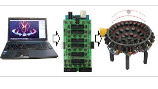 Ultraino DIY ultrasonic airborne phasedarray 64 channels [upl. by Silvio110]