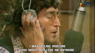 John Lennon  Jealous Guy UltraHD4k w Lyrics On Screen [upl. by Aihsekin892]