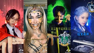 Harry Potter  Hogwarts Houses  TikTok challenge [upl. by Goldfinch]