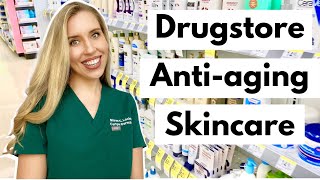 Drugstore Antiaging Skincare Routine  The Budget Dermatologist [upl. by Enniroc]