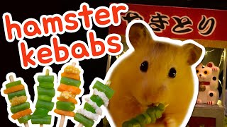 🍡 Chicken and Vegetable Skewers  HAMSTER KITCHEN 🍢 [upl. by Koy504]