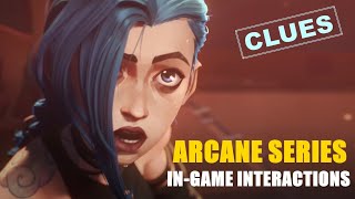 ARCANE  INGAME Interactions between champions [upl. by Boeschen]