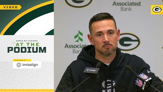 Matt LaFleur PostGame Press Conference  Packers vs Buccaneers [upl. by Beasley705]