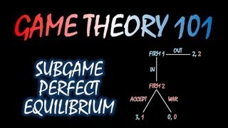 Game Theory 101 16 Subgame Perfect Equilibrium [upl. by Zehcnas]