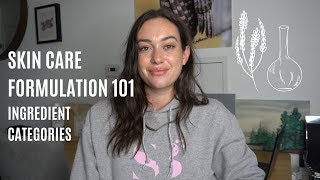 Skin Care Formulation 101 Ingredient Categories [upl. by Blondelle]