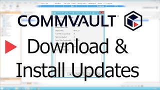 How To Download amp Install Updates  Commvault Tips [upl. by Saxen]