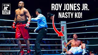 Roy Jones Jr Devastating Knockout Highlights  Islandfightscom [upl. by Auhsuoj]