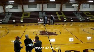 GriggsvillePerry vs Payson Seymour  HS Boys Basketball [upl. by Anitnuahs417]