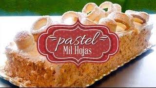 Pastel Milhojas  Receta [upl. by Rivard]