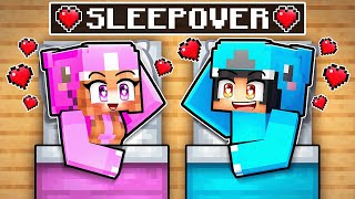 Omz amp Lily SLEEPOVER in Minecraft [upl. by Iel883]