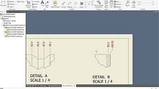 Special Dimensions for Inventor Drawing Details [upl. by Etnwahs]