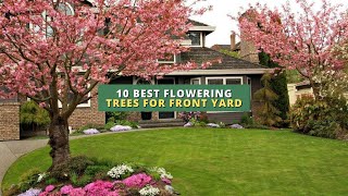 10 Best Flowering Trees for Front Yard 🌳🌸🏠 [upl. by Eilyab237]