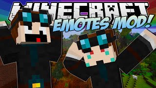 Minecraft  EMOTES MOD Become a Living Minecraft Emoji  Mod Showcase [upl. by Anella]