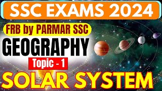 GEOGRAPHY FOR SSC  SOLAR SYSTEM  PARMAR SSC [upl. by Hniv237]