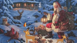 Christmas music Peaceful music quotChristmas Forestquot by Tim Janis and artwork by Corbert Gauthier [upl. by Sadowski]