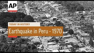 Earthquake in Peru  1970  Today In History  31 May 18 [upl. by Murvyn]