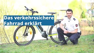 Das verkehrssichere Fahrrad erklärt [upl. by Neeruam]