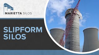 Concrete Silo Construction Methods  Slipform Silos [upl. by Odnomar84]