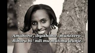 AMAHORO by Gaby with Lyrics [upl. by Cohby]