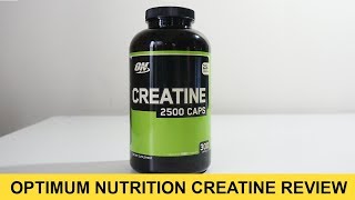 Optimum Nutrition Creatine 2500 Caps Review [upl. by Nodnar]