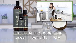 Fractionated Coconut Oil Best Uses amp Benefits  Quick How To [upl. by Nyladnewg748]