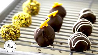 Professional Baker Teaches You How To Make CHOCOLATE TRUFFLES [upl. by Onia985]