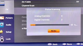 Haier TV  Run a channel scan Auto program for over the air antenna channels [upl. by Brian]