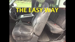 HOW TO REMOVE SEATS 1999  2006 Chevrolet Silverado Tahoe Suburban Yukon Sierra Escalade H2  EASY [upl. by Inaliak886]