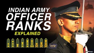 Officer Ranks In Indian Army  Indian Army Ranks Insignia And Hierarchy Explained Hindi [upl. by Nebuer]