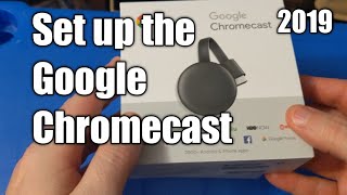 How to Set up Google Chromecast 2019 [upl. by Deedee605]