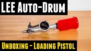 LEE Auto Drum Powder Measure Unboxing Overview Loading Pistol [upl. by Onibla980]