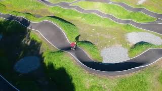 GoPro Hero 7 Carver Skateboard Pump Track [upl. by Llednahc]