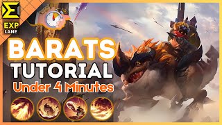 4Minute Barats Tutorial in EXP Lane  MLBB S34 2024 [upl. by Sherwood291]