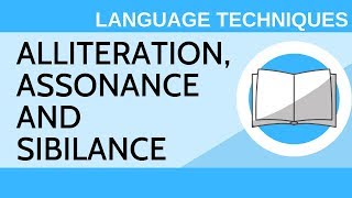 Alliteration Assonance and Sibilance  Language Techniques [upl. by Ayatnwahs]