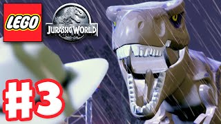 LEGO Jurassic World  Gameplay Walkthrough Part 3  TRex Attack PC [upl. by Gnol]