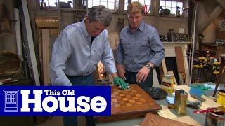 How to Stain and Finish Wood Furniture  This Old House [upl. by Alleuqahs]