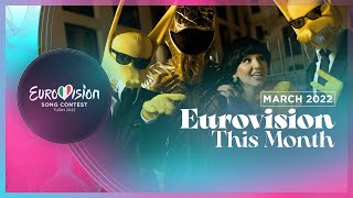 Eurovision This Month  March 2022 Contest News [upl. by Aneelehs]