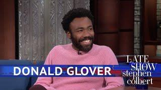 Donald Glover Meets The Girl Scout Who Went Viral With Redbone [upl. by Elmina950]