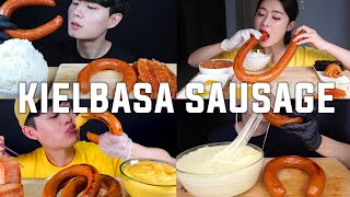 Kielbasa Sausage ASMR MUKBANG COMPILATION [upl. by Htidra]