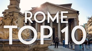 TOP 10 Things to do in ROME [upl. by Nadnerb]