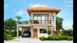 10 Beautiful Two Story House Plan from Pnoy E Plans [upl. by Annaeirb582]