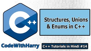 Structures Unions amp Enums in C  C Tutorials for Beginners 14 [upl. by Haimes]