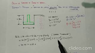 Capacidad de carga en zapatas ejemplo 1 [upl. by Clough]