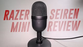 Razer Seiren Mini Mic Review  Test Compared to Seiren X Snowball NTUSB Mini Yeti Nano [upl. by Dougald161]