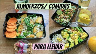 Almuerzos Comidas saludables para llevar [upl. by Alebasi]