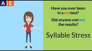 Syllable Stress Patterns for TwoSyllable Words [upl. by Cherrita]