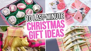 10 LastMinute DIY Christmas Gift Ideas [upl. by Sheppard]