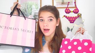 bra shopping with my sister Pink Victoria secret HAUL [upl. by Janis]